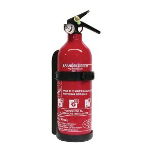 ANAF Pulver-Handfeuerlöscher Rot Stahl