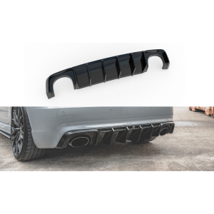 Maxton Hinten Diffusor Schwarz ABS Plastik Audi RS3