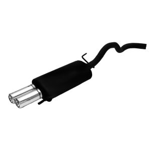 Ulter Sport Muffler Dual Tip Schwarz Stahl Volkswagen Polo