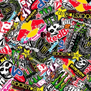 SK-Import Sticker Folie Graffiti Design 2 Stickerbomb Vinyl