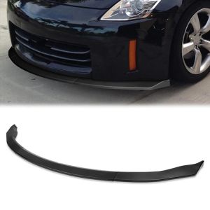 ABS Dynamics Vorne Spoilerlippe GT-Style Drei Teile Mattschwarz ABS Plastik Nissan 350Z