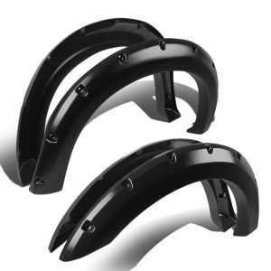ABS Dynamics Vorne und Hinten Kotflügelverbreiterung Flaches Schwarz ABS Plastik Ford F250, F350, F450