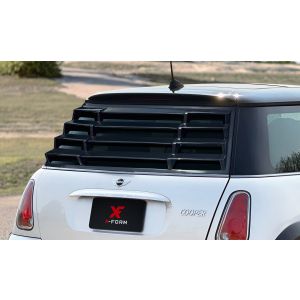ABS Dynamics Window Louvers Schwarz ABS Plastik Mini Cooper Cooper