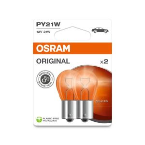 Osram Halogenlampen original Bernstein BAU15S