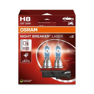 Osram Halogenlampen Night Breaker Laser Weiss H8