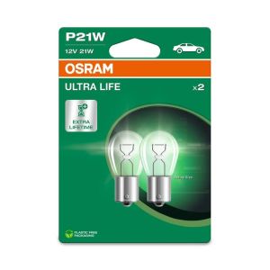 Osram Halogenlampen Ultra Life Weiss BA15S