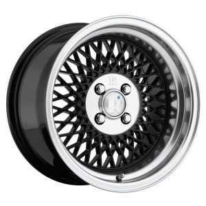 Klutch Wheels SL1 Felgen 16 Zoll 8J ET15 4x100 Guss Gloss Black Machined Lip