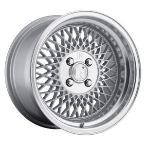 Klutch Wheels SL1 Felgen 16 Zoll 8J ET15 4x100 Guss Silver Machined Lip