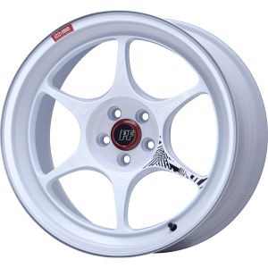 Enkei PF06 Felgen 17 Zoll 8.5J ET30 5x100 White Machined