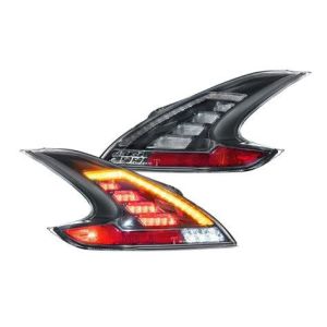 Coplus Hinten Rücklicht LED Schwarzes Gehäuse Getöntes Glas Nissan 370Z