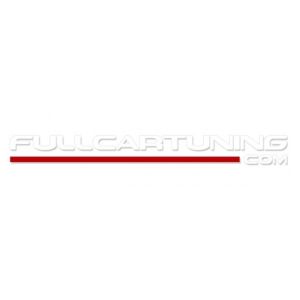 Fullcartuning Aufkleber mit rotem Streifen 20cm