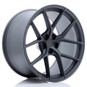 JR-Wheels SL01 Super Light Felgen 20 Zoll 12J ET0-40 Custom PCD Flow Form Flat Gun Metal
