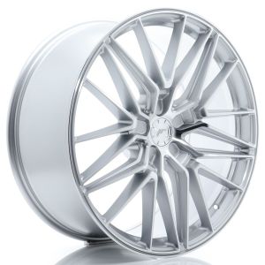 JR-Wheels JR38 Felgen 22 Zoll 10J ET20-57 Custom PCD Flow Form Silver Machined Face