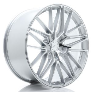 JR-Wheels JR38 Felgen 22 Zoll 10.5J ET10-46 Custom PCD Flow Form Silver Machined Face