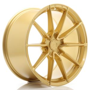 JR-Wheels SL02 Super Light Felgen 19 Zoll 10.5J ET15-57 Custom PCD Flow Form Gold