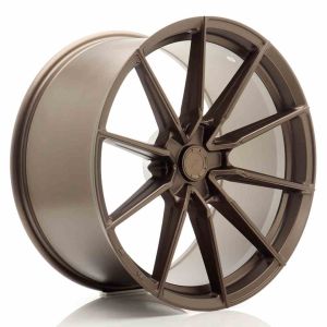 JR-Wheels SL02 Super Light Felgen 20 Zoll 11J ET0-51 Custom PCD Flow Form Flat Bronze