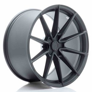 JR-Wheels SL02 Super Light Felgen 20 Zoll 11J ET0-51 Custom PCD Flow Form Flat Gun Metal