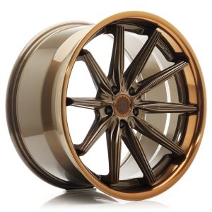 Concaver CVR8 Felgen 20 Zoll 9J ET20-35 Custom PCD Tief konkav Flow Form Gloss Bronze Tinted Bronze Stainless Steel Lip