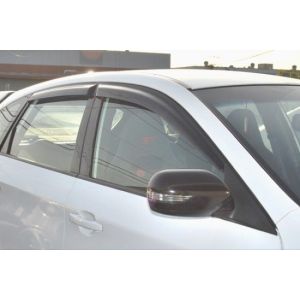 SK-Import Vorne und Hinten Side Window Visor Aufkleben JDM Style 4-Türer Getönt Plastik Subaru Impreza