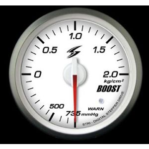 Stri Anzeige DSD Club Sport Weiss 52mm Ladedruck
