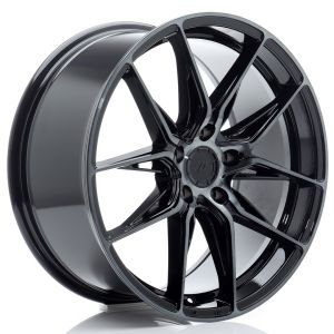 JR-Wheels JR44 Felgen 18 Zoll 8.5J ET45 5x112 Flow Form Black Machined Tinted Face