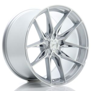 JR-Wheels JR44 Felgen 19 Zoll 9.5J ET20-40 Custom PCD Flow Form Silver Machined Face