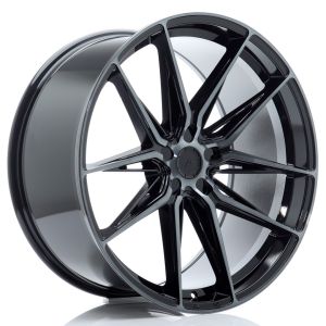 JR-Wheels JR44 Felgen 22 Zoll 10.5J ET10-40 Custom PCD Flow Form Black Machined Tinted Face