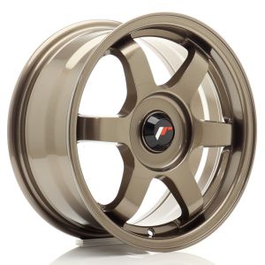 JR-Wheels JR3 Felgen 15 Zoll 7J ET25-42 Custom PCD Bronze