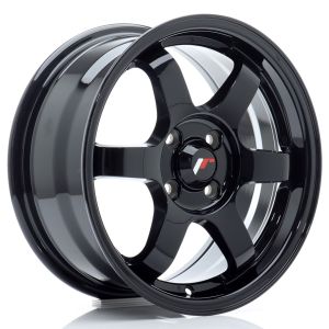 JR-Wheels JR3 Felgen 15 Zoll 7J ET25 4x100 Gloss Black