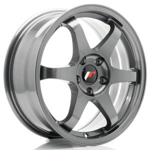 JR-Wheels JR3 Felgen 17 Zoll 7J ET40 5x100 Gun Metal