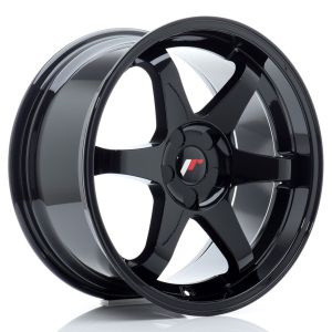 JR-Wheels JR3 Felgen 18 Zoll 9J ET15-40 Custom PCD Gloss Black