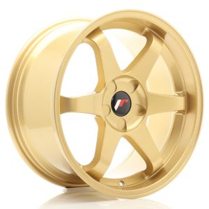JR-Wheels JR3 Felgen 18 Zoll 9J ET15-40 Custom PCD Gold