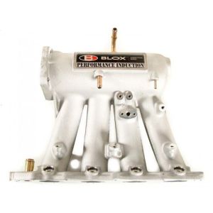 Blox Racing Ansaugbrücke Version 3 Silber Aluminium Honda Civic,CRX,Del Sol