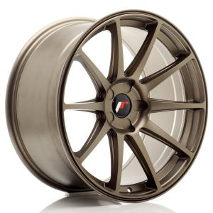 JR-Wheels JR11 Felgen 19 Zoll 9.5J ET15-35 Custom PCD Flat Bronze