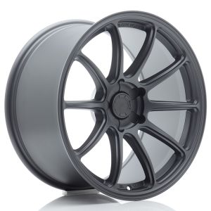 JR-Wheels SL04 Super Light Felgen 18 Zoll 9.5J ET20-35 Custom PCD Flow Form Flat Gun Metal