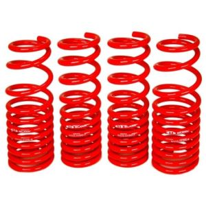 Blox Racing Tieferlegungsfedern Rot Stahl Honda Civic,CRX,Shuttle