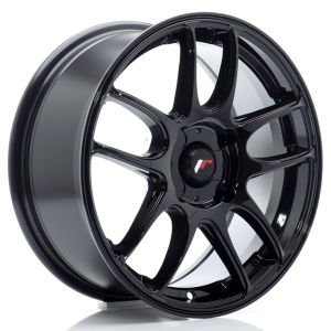 JR-Wheels JR29 Felgen 16 Zoll 7J ET20-42 Custom PCD Flow Form Gloss Black