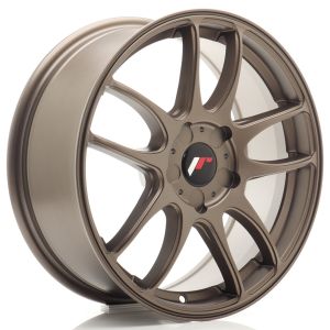 JR-Wheels JR29 Felgen 17 Zoll 7J ET20-48 Custom PCD Flow Form Flat Bronze