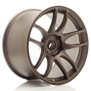 JR-Wheels JR29 Felgen 18 Zoll 10.5J ET15-28 Custom PCD Flow Form Flat Bronze