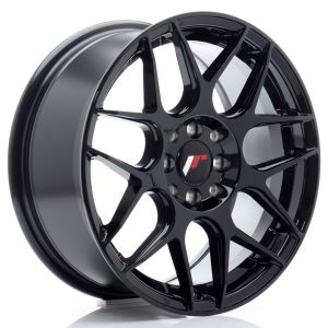 JR-Wheels JR18 Felgen 16 Zoll 7J ET35 4x100,4x114.3 Flow Form Gloss Black