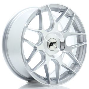 JR-Wheels JR18 Felgen 16 Zoll 7J ET20-35 Custom PCD Flow Form Silver Machined Face