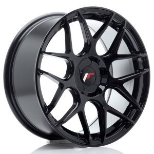JR-Wheels JR18 Felgen 17 Zoll 8J ET20-35 Custom PCD Flow Form Gloss Black