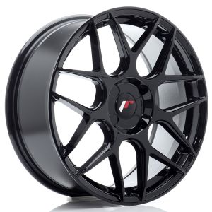 JR-Wheels JR18 Felgen 18 Zoll 7.5J ET20-40 Custom PCD Flow Form Gloss Black
