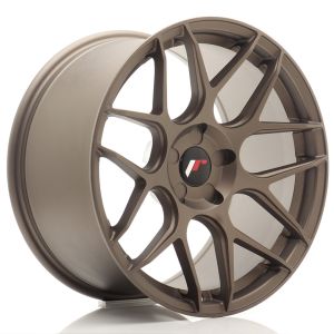 JR-Wheels JR18 Felgen 18 Zoll 9.5J ET20-43 Custom PCD Flow Form Flat Bronze