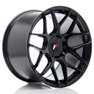 JR-Wheels JR18 Felgen 18 Zoll 10.5J ET0-25 Custom PCD Flow Form Gloss Black