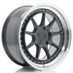 JR-Wheels JR47 Felgen 18 Zoll 8.5J ET15-35 Custom PCD Flow Form Hyper Gray