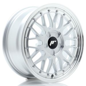 JR-Wheels JR23 Felgen 16 Zoll 7J ET20-45 Custom PCD Hyper Silver Machined Lip