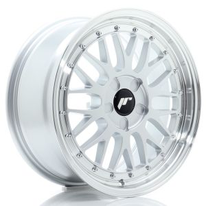 JR-Wheels JR23 Felgen 17 Zoll 7.5J ET20-40 Custom PCD Flow Form Hyper Silver Machined Lip