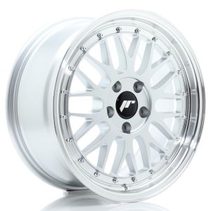 JR-Wheels JR23 Felgen 17 Zoll 8J ET20 5x120 Flow Form Hyper Silver Machined Lip