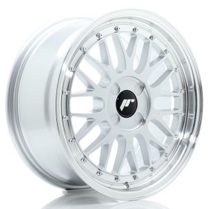 JR-Wheels JR23 Felgen 17 Zoll 8J ET20-45 Custom PCD Flow Form Hyper Silver Machined Lip